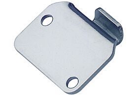 Catch Plate for Toggle Latch Mild Steel Zinc Plate Passivate (Silver Blue)