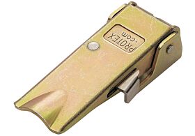 Adjustable Undercentre Toggle Latch with Safety Catch Light Duty Mild Steel Zinc Plate Passivate (Yellow)