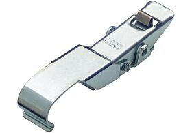Non-Adjustable Toggle Latch with Safety Catch Light Duty Mild Steel Zinc Plate Passivate (Silver Blue)