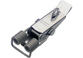 Spring Claw Latch Medium Duty Padlockable Stainless Steel (Natural)
