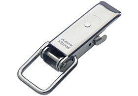 Non-Adjustable Latch with Safety Catch Medium Duty Stainless Steel type 316 (Natural)