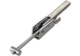 Adjustable Toggle Latch with Safety Catch Heavy Duty Stainless Steel (Natural)