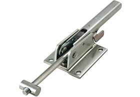 Adjustable Toggle Latch with Safety Catch Heavy Duty Stainless Steel (Natural)