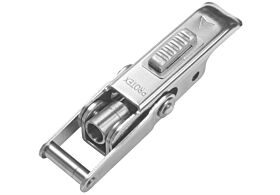 Adjustable Latch with Safety Catch Medium Duty Stainless Steel (Natural)