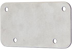 Handle Backing Plate Stainless Steel (Natural)
