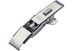 Adjustable Latch with Safety Catch Medium Duty Stainless Steel (Natural)