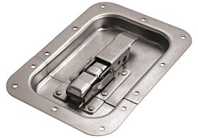 CatchBolt in Recess Dish Padlockable Stainless Steel (Natural)