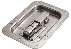 CatchBolt in Recess Dish with Safety Catch Stainless Steel (Natural)