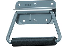 Spring Loaded Handle Mild Steel Zinc Plate Passivate (Silver Blue)