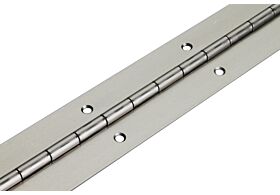1016mm X 63mm X 2mm Mild Steel Continuous Hinge (Natural)
