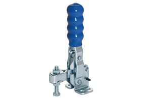 Toggle Clamp Vertical Action Adjustable Bar Mild Steel Zinc Plate Passivate (Silver Blue)
