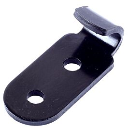 02-535MSBL - Catch Plate for Toggle Latch Mild Steel Black