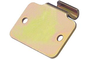 Catch Plate for Toggle Latch Mild Steel Zinc Plate Passivate (Yellow)