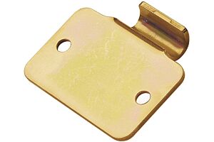 Catch Plate for Toggle Latch Carbon Steel Zinc Plate Passivate (Yellow)