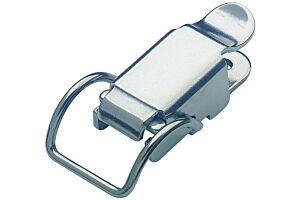 Spring Claw Toggle Latch Light Duty Mild Steel Zinc Plate Passivate (Silver Blue)