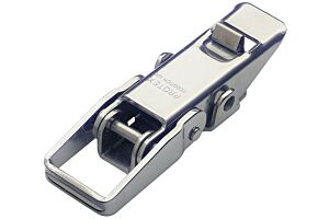 Non-Adjustable Toggle Latch with Safety Catch Light Duty Stainless Steel (Natural)