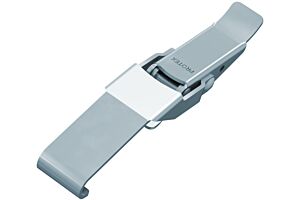 Non-Adjustable Latch Medium Duty Mild Steel Zinc Plate Passivate (Silver Blue)