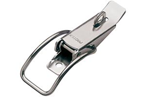 Spring Claw Latch Medium Duty Padlockable Stainless Steel (Natural)