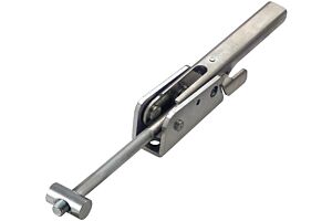 Adjustable Toggle Latch with Safety Catch Heavy Duty Stainless Steel type 316 (Natural)