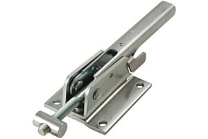 Adjustable Toggle Latch with Safety Catch Heavy Duty Stainless Steel (Natural)