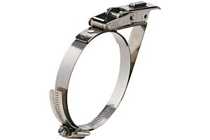 55-65mm Diameter High Torque Heavy Duty Stainless Steel Quick Release Bandclamp with Safety Catch