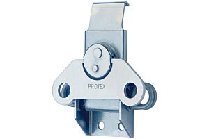 Rotary Turn Latch Spring Loaded Mild Steel Zinc Plate Passivate (Silver Blue)