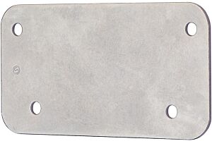 Handle Backing Plate Stainless Steel (Natural)