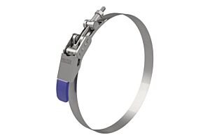 253-265mm Diameter High Strength Stainless Steel Quick Release  Superclamp Bandclamp (Natural)