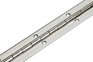 1016mm X 50mm X 2mm Stainless Continuous Hinge (Natural)