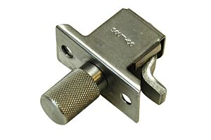 Compression Latch, Knob Actuated, Self Adjusting, Stainless Steel