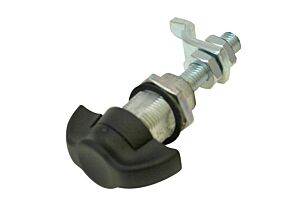 Vise Action Compression Latch, Winged, Non-Locking, Zinc and Plated Steel