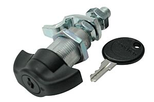 Vise Action Compression Latch, Winged, Locking, Zinc and Plated Steel