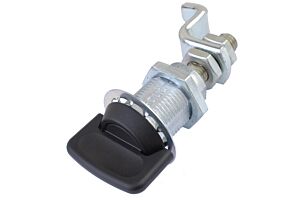 Vise Action Compression Latch, Knob Style, Non-Locking, Zinc and Plated Steel