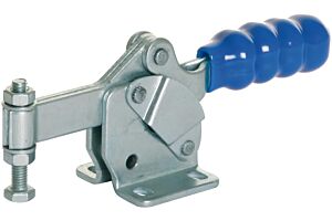 Toggle Clamp Horizontal Action Mild Steel Zinc Plate Passivate (Silver Blue)
