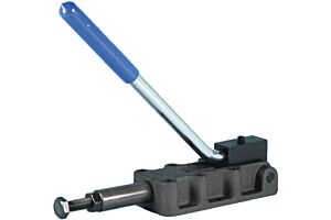Toggle Clamp Plunger Action Removable Handle Mild Steel Black
